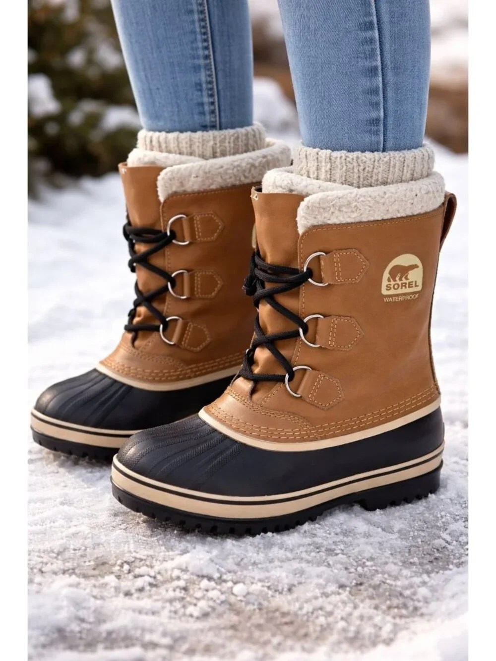 Sorel Yoot Pac Duck Waterproof Winter Boots Size 5 Outer Wear Snow Everyday Wear